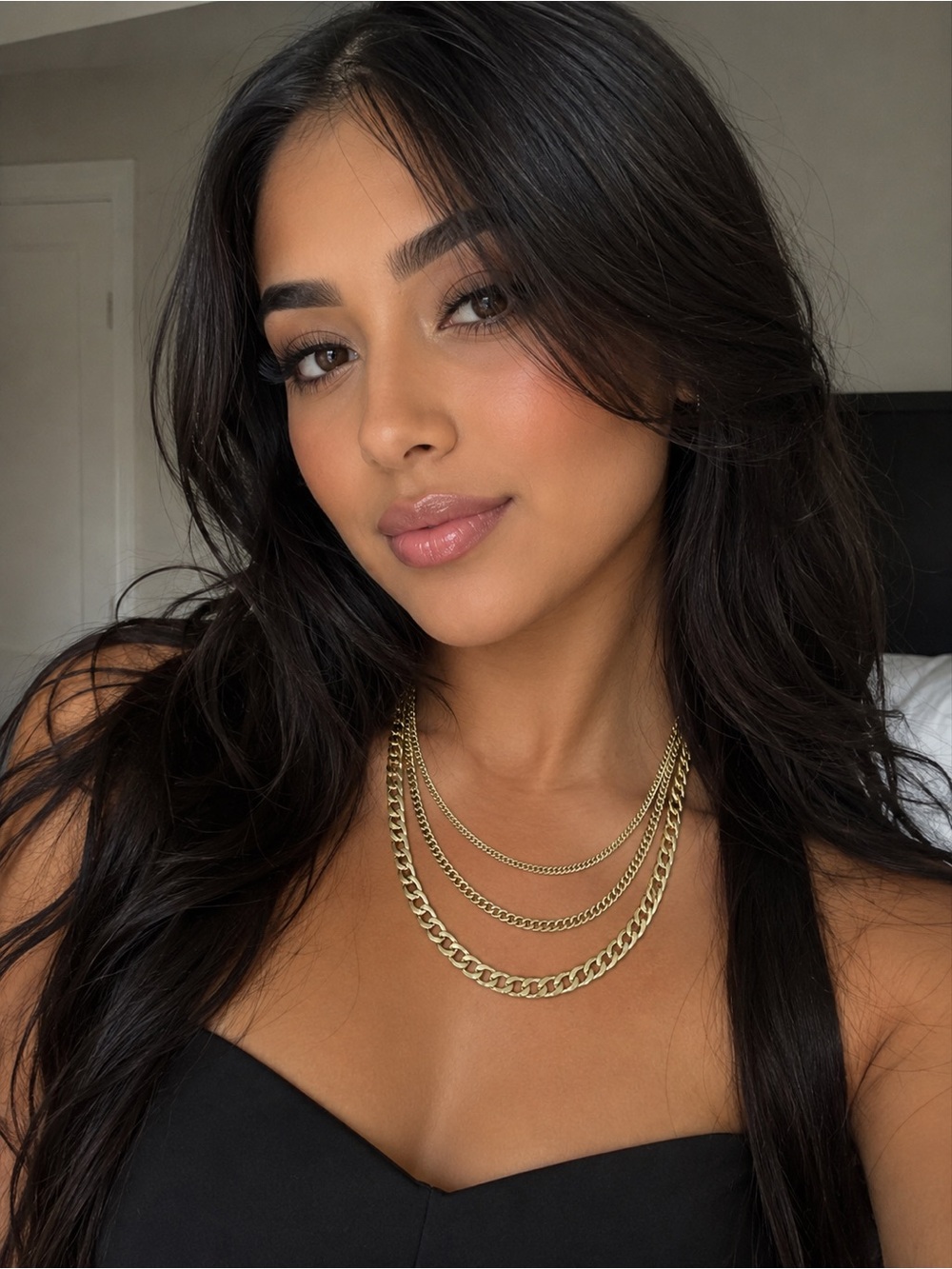 Layered Gold Chain Necklace Set - Elegant Women's Jewelry